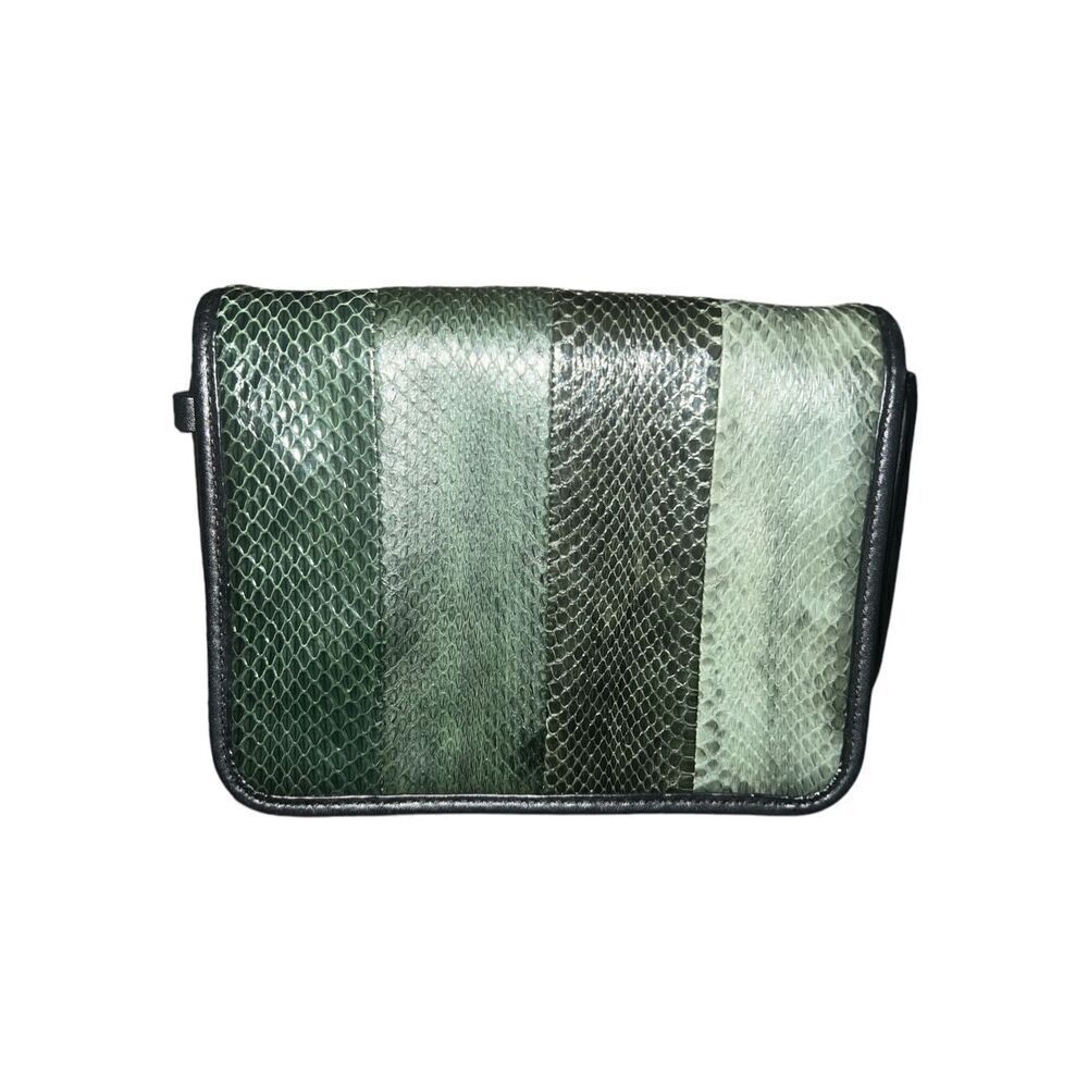 ✨All Saints Genuine snakeskin Olive shoulder bag✨ - Picture 6 of 10